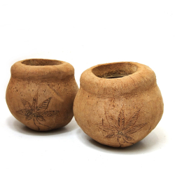 Wazon dekoracyjny naturalny Kokos 20cm